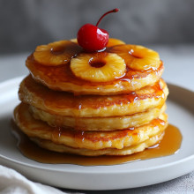 Pineapple Upside-Down Pancakes