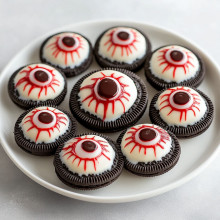 No-Bake Spooky Oreo Eyeballs