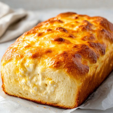 Cheesy Cottage Cheese Bread Loaf