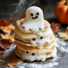 Spooky Ghost Pancakes