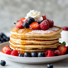 Holiday Berry Pancakes