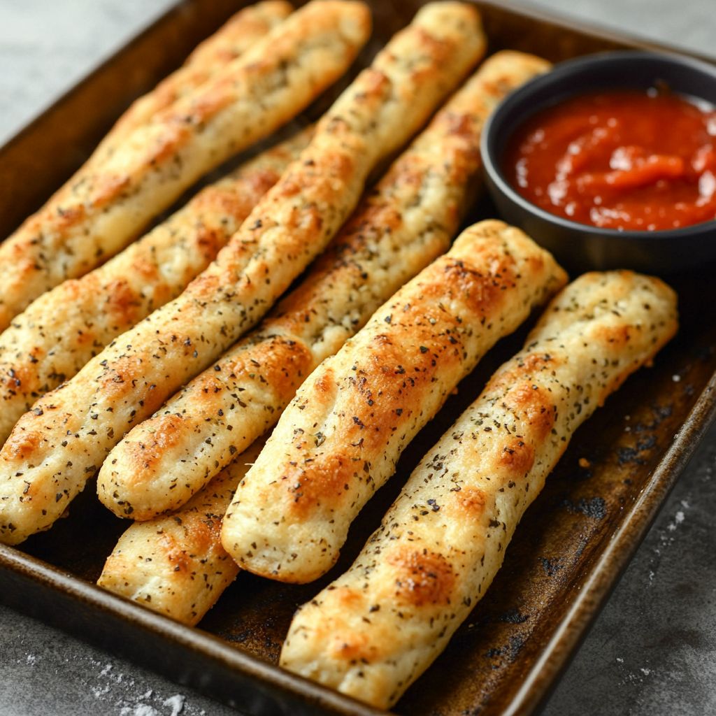 High-Protein Cottage Cheese Breadsticks