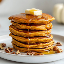Autumn Harvest Pumpkin Spice Pancakes