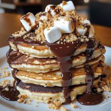 S’mores Pancakes Made Simple