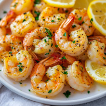 Christmas Eve Garlic Butter Shrimp