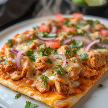 Smoky Chipotle Chicken Flatbread