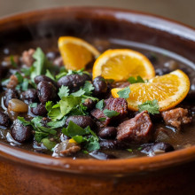 Brazilian Black Bean Stew (Feijoada)