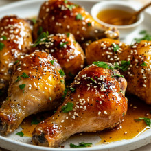 Budget Chicken Drumsticks with Honey Glaze
