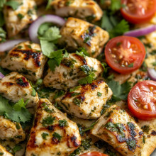 Cilantro Lime Chicken Flatbread
