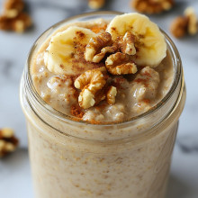 Maple Cinnamon Overnight Oats