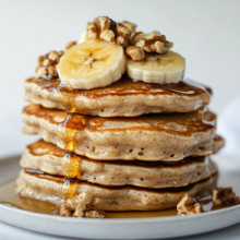  Banana Walnut Pancakes 