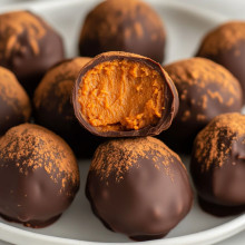 No-Bake Pumpkin Pie Truffles