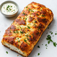 Keto-Friendly Cottage Cheese Garlic Bread