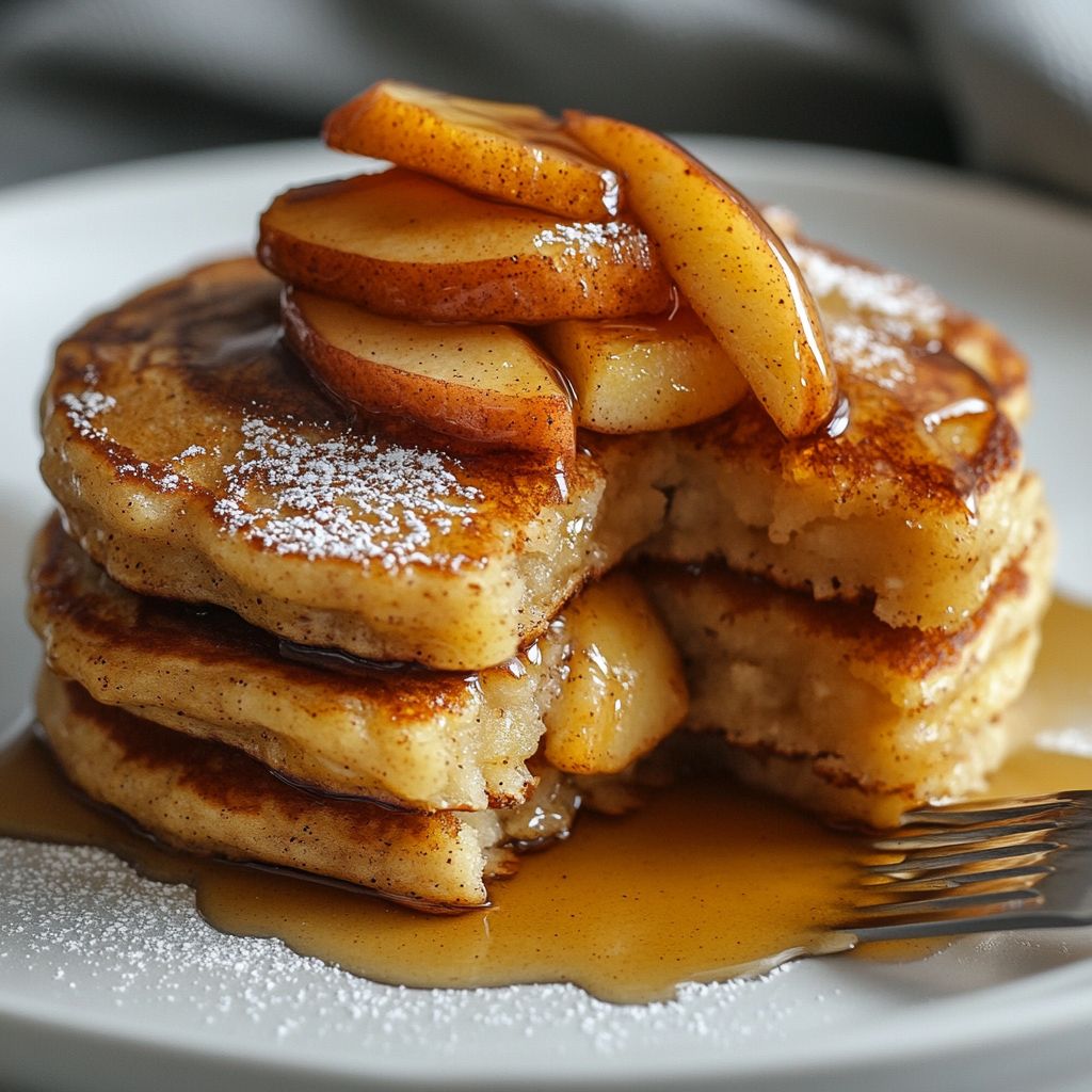 Apple Cinnamon Pancakes in 15 Minutes