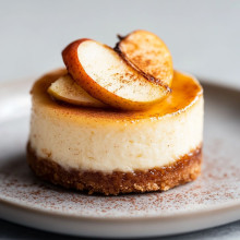 Apple Cinnamon Mini Cheesecake