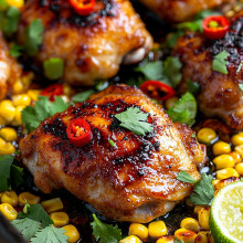 Sheet Pan Chili Lime Chicken with Corn