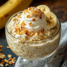 Coconut Cream Pie Overnight Oats