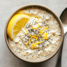Lemon Poppy Seed Overnight Oats