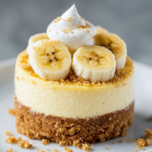 Banana Cream Mini Cheesecake