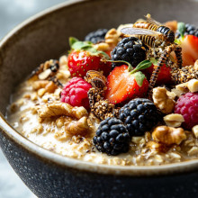 Creepy Crawly Protein Overnight Oats