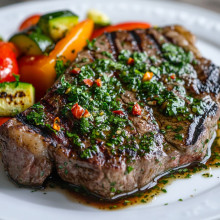 Easy Argentinian Chimichurri Steak