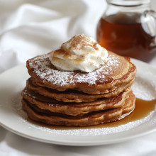 Christmas Morning Gingerbread Pancakes