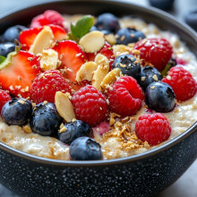Spring Celebration Vanilla Bean Overnight Oats