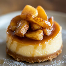 Apple Cinnamon Mini Cheesecake
