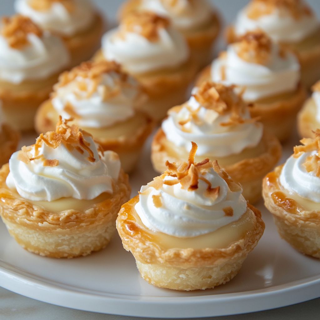 Bite-Sized Coconut Cream Pies