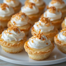 Bite-Sized Coconut Cream Pies