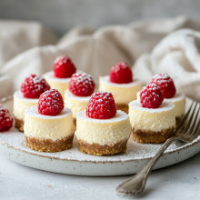 Classic Vanilla Bean Mini Cheesecake