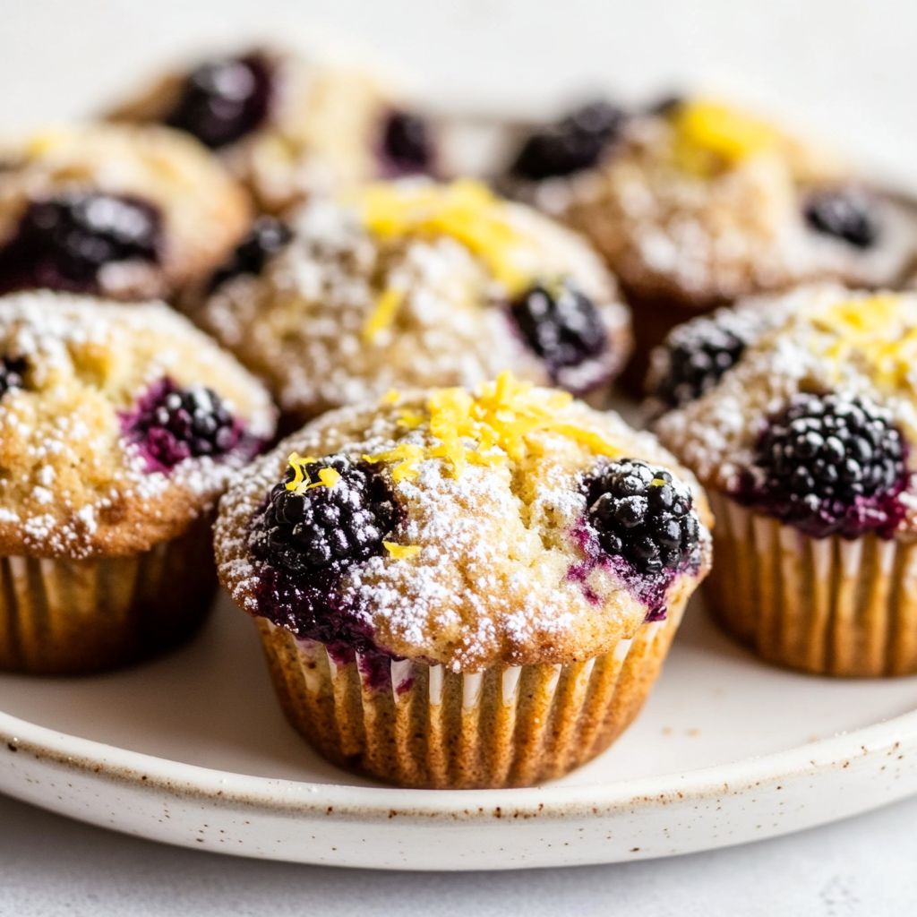 Blackberry Lemon Muffins