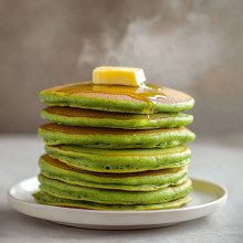 Cauldron Bubble Green Pancakes