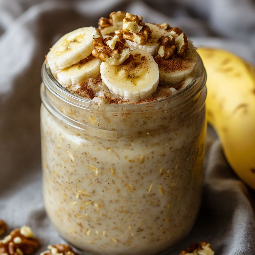 Banana Bread Overnight Oats