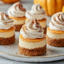 Pumpkin Spice Mini Cheesecake