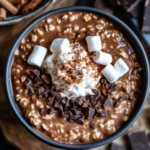 Mexican Hot Chocolate Overnight Oats