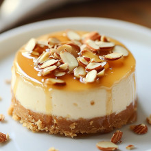 Honey Almond Mini Cheesecake