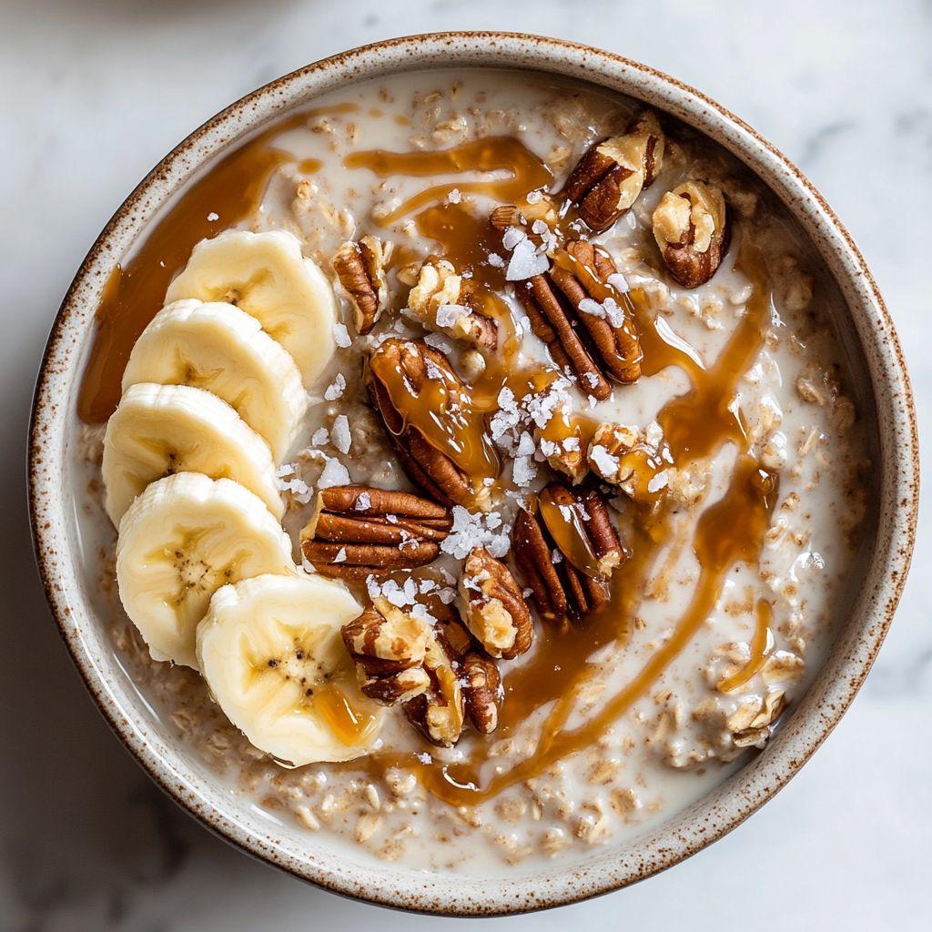Salted Caramel Overnight Oats