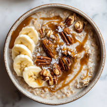 Salted Caramel Overnight Oats