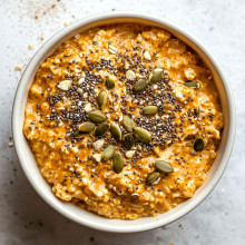 Pumpkin Pie Seeded Overnight Oats