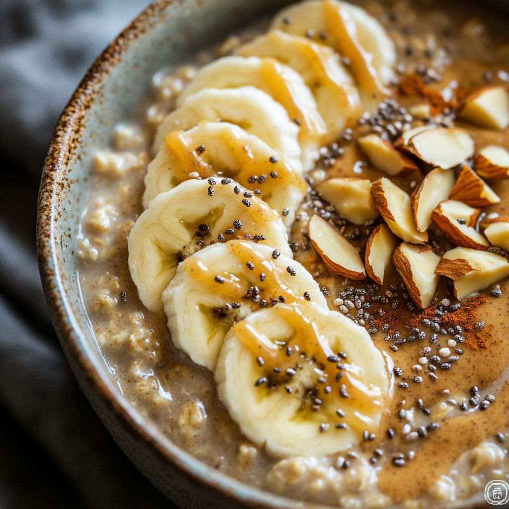 Peanut Butter Banana Overnight Oats