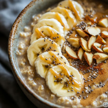 Peanut Butter Banana Overnight Oats