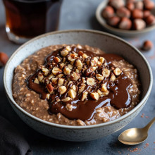 Mocha Hazelnut Overnight Oats