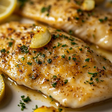 Garlic Butter Baked Tilapia