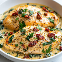  Creamy Tuscan Chicken 