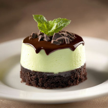 Mint Chocolate Mini Cheesecake