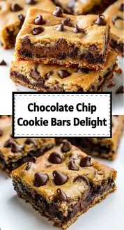 Chocolate Chip Cookie Bars Delight