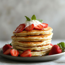 Strawberry Shortcake Pancakes