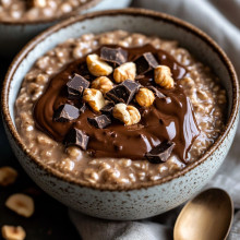 Hazelnut Chocolate Overnight Oats