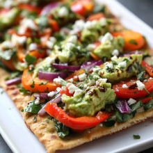 Loaded Veggie Supreme Flatbread